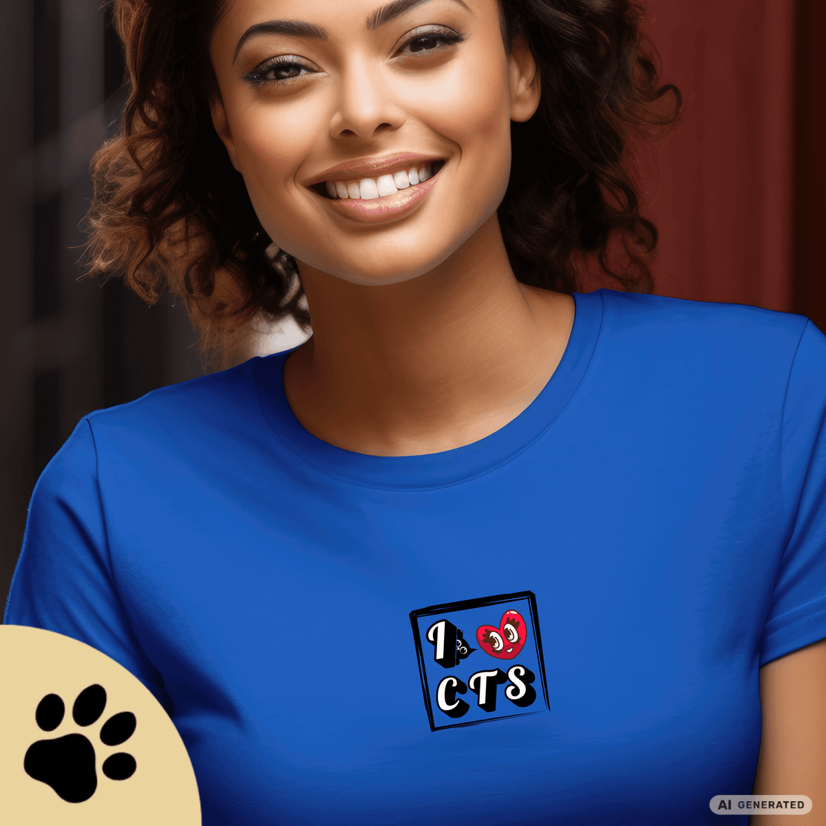 I Love C(A)TS – Minimalistisches Damen T-Shirt | Gildan Softstyle® 64000L - Sunbeamstore