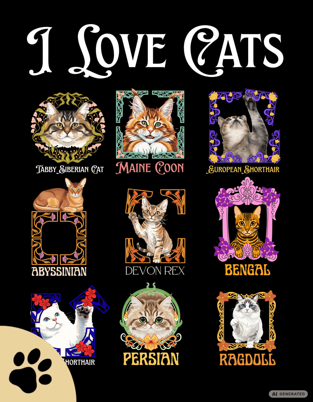 I Love Cats Shirt Classic Womens Crewneck T-shirt | Gildan® 64000L - Sunbeamstore