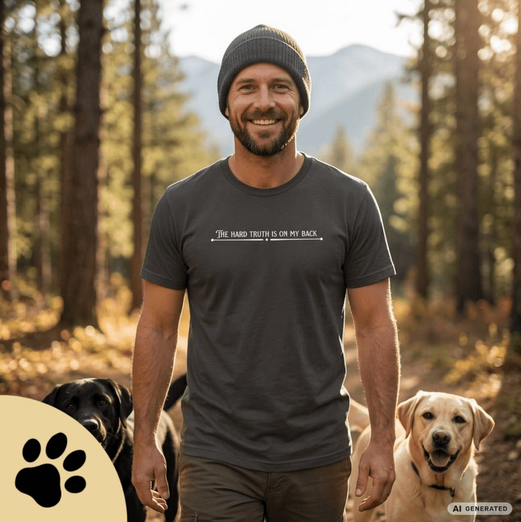 I Love Dogs T-Shirt – Hundeliebe Shirt für Hundefans | Dog Lover Geschenk Unisex Bella Canvas 3001 - Sunbeamstore