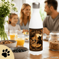 ☕🐱 Katzen Trinkflasche "Good Coffee with Good Friends" | Edelstahl Isolierflasche 500 ml | Geschenk für Kaffeeliebhaber & Katzenfans - Sunbeamstore