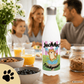Katzen Trinkflasche "Juchhu! Trinkpause!" | Isolierflasche 500 ml | Lustiges Geschenk für Katzenliebhaber - Sunbeamstore