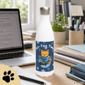 🍵🐱 Katzen Trinkflasche "Kit-Tea Time" | Isolierflasche 500 ml | Geschenk für Katzenliebhaber - Sunbeamstore