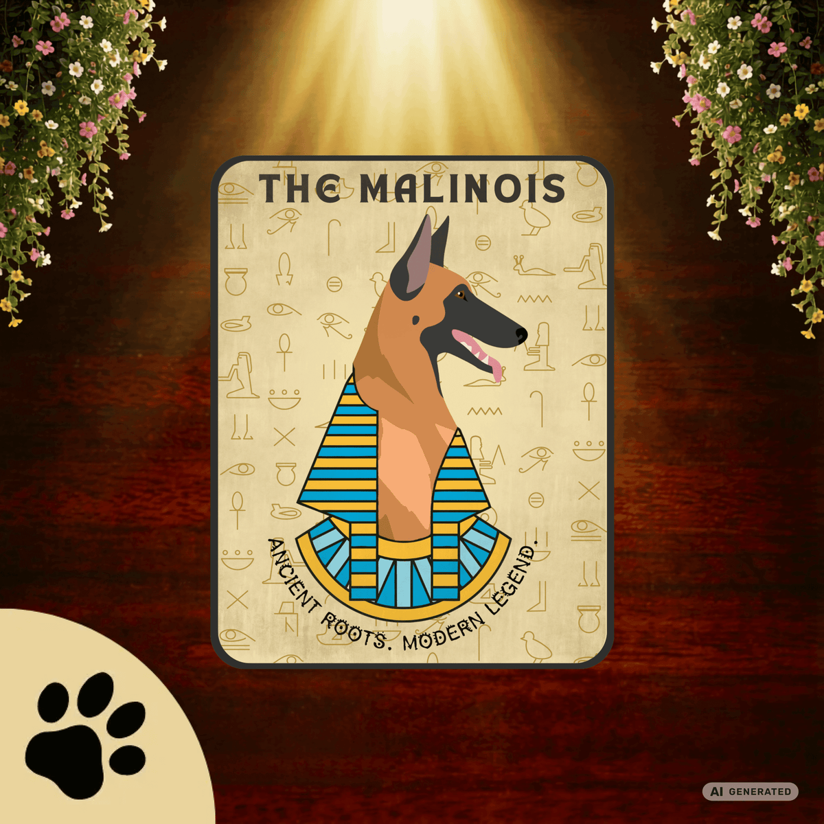 Malinois T-Shirt – Belgischer Schäferhund Shirt, Ancient Roots Modern Legend, K9 Hund Geschenk, Hundesport, Malinois Lover, Working Dog Tee - Sunbeamstore