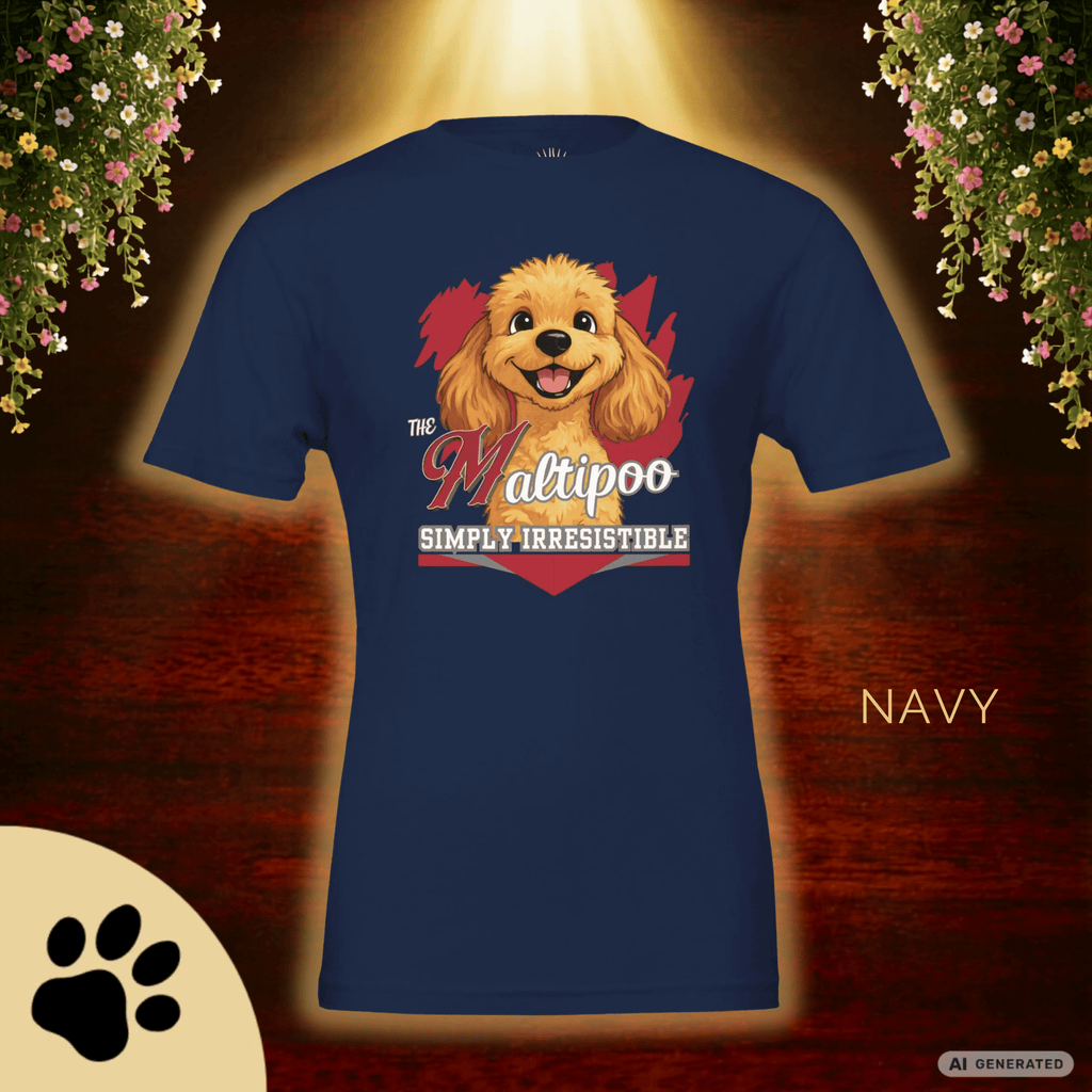 Maltipoo T-Shirt – Süßes Hundeshirt für Maltipoo Fans | Dog Lover Geschenk Premium Unisex Crewneck T-shirt | Bella + Canvas 3001 - Sunbeamstore