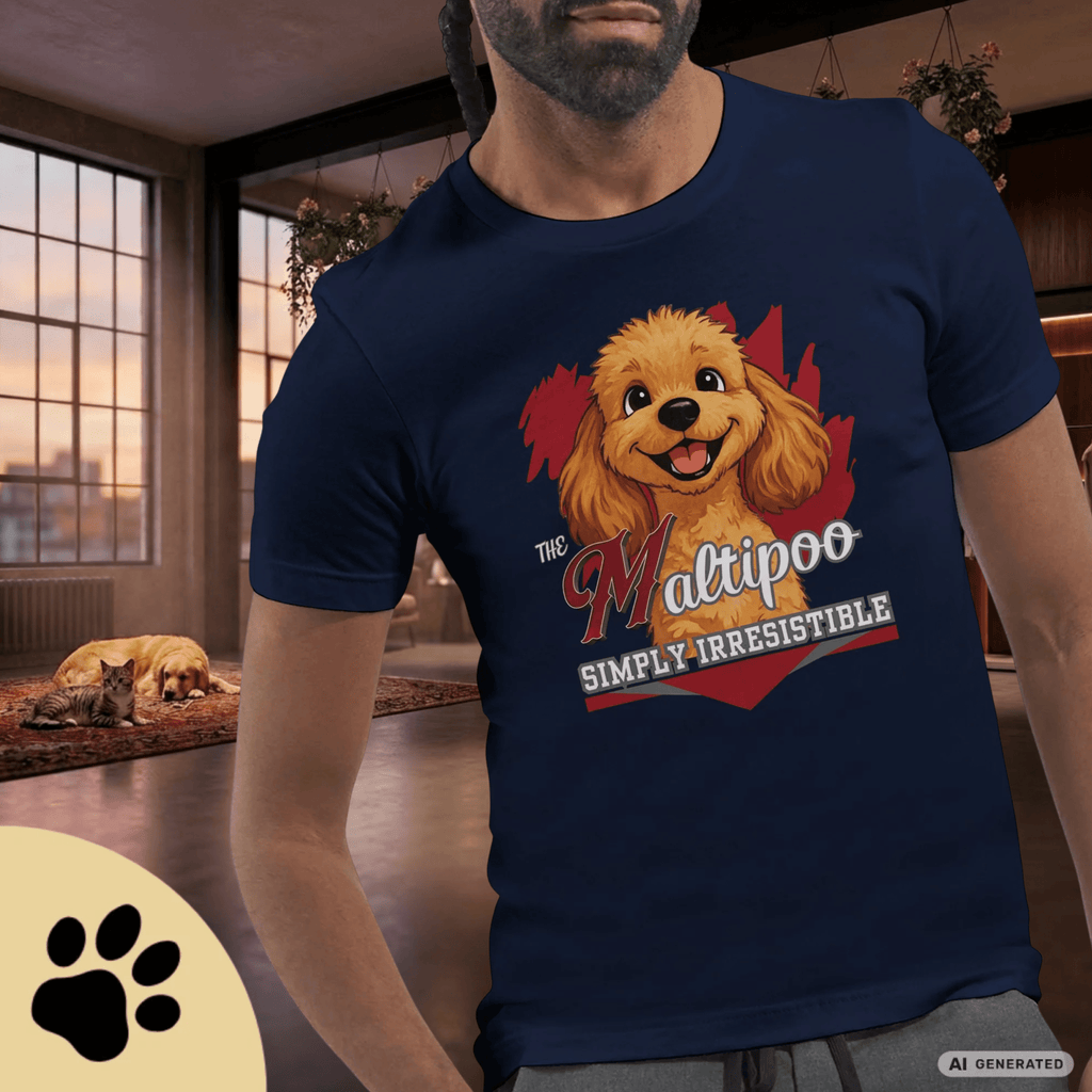 Maltipoo T-Shirt – Süßes Hundeshirt für Maltipoo Fans | Dog Lover Geschenk Premium Unisex Crewneck T-shirt | Bella + Canvas 3001 - Sunbeamstore