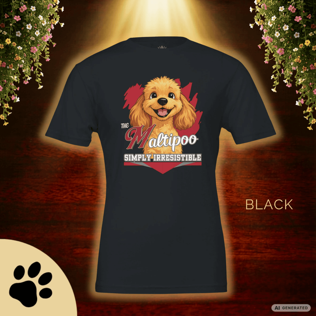 Maltipoo T-Shirt – Süßes Hundeshirt für Maltipoo Fans | Dog Lover Geschenk Premium Unisex Crewneck T-shirt | Bella + Canvas 3001 - Sunbeamstore