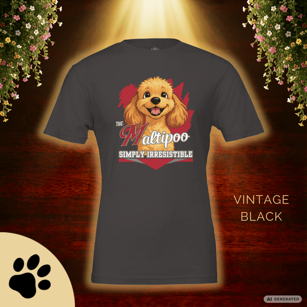 Maltipoo T-Shirt – Süßes Hundeshirt für Maltipoo Fans | Dog Lover Geschenk Premium Unisex Crewneck T-shirt | Bella + Canvas 3001 - Sunbeamstore