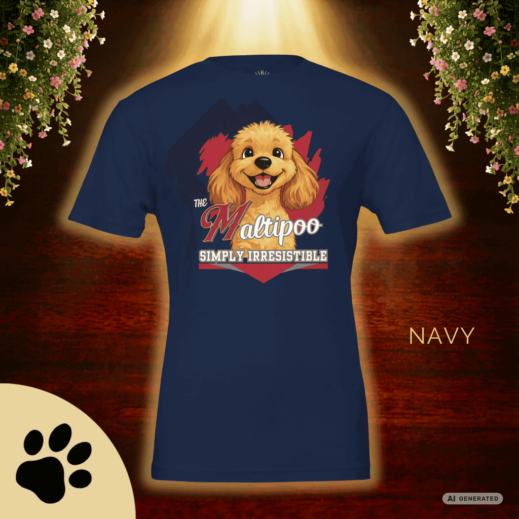 Maltipoo T-Shirt – Süßes Hundeshirt für Maltipoo Fans | Dog Lover Geschenk Premium Unisex Crewneck T-shirt | Bella + Canvas 3001 - Sunbeamstore