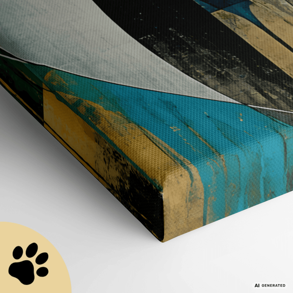 Modernes Katzenbild auf Leinwand 70x100 cm – Sentinels of Silence I Canvas 70x100 cm / 28x40″ - Sunbeamstore