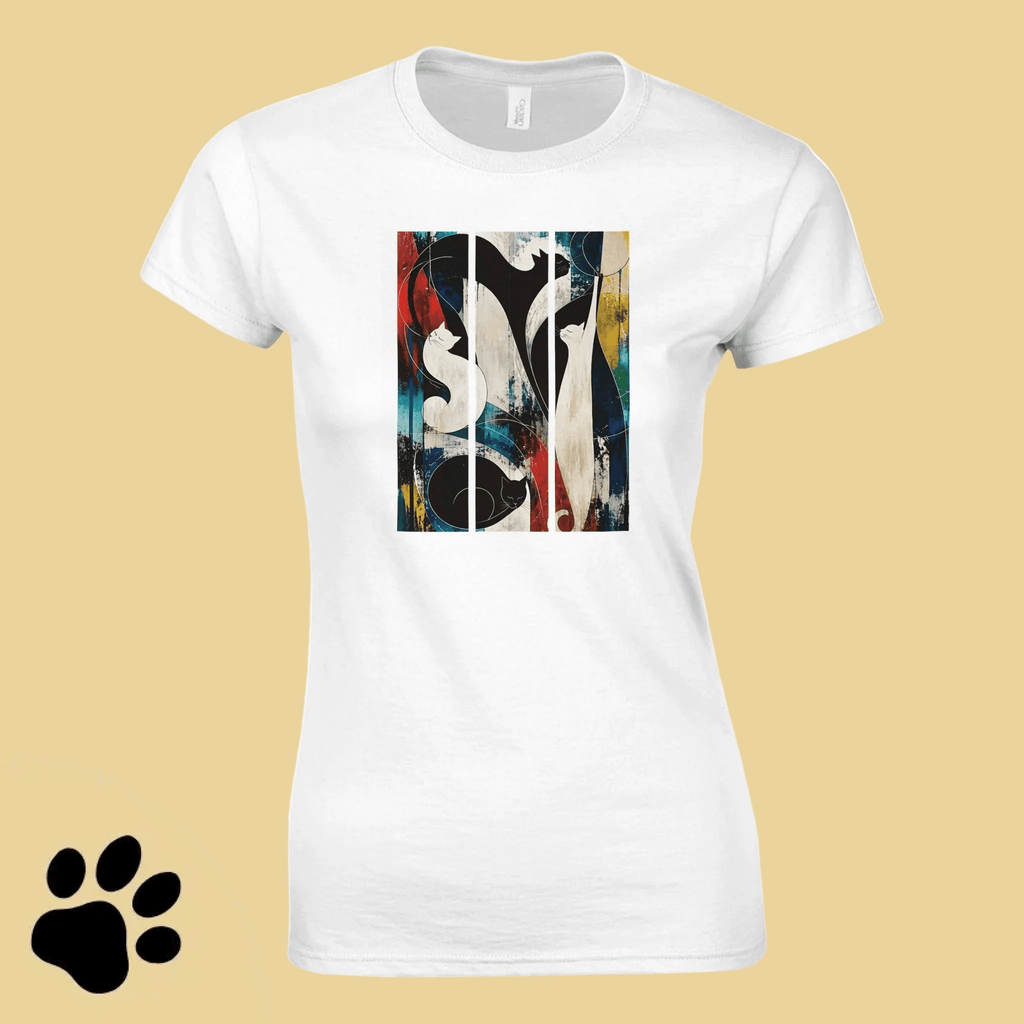 Nocturne for Four Cats – Art Edition T-Shirt - Sunbeamstore