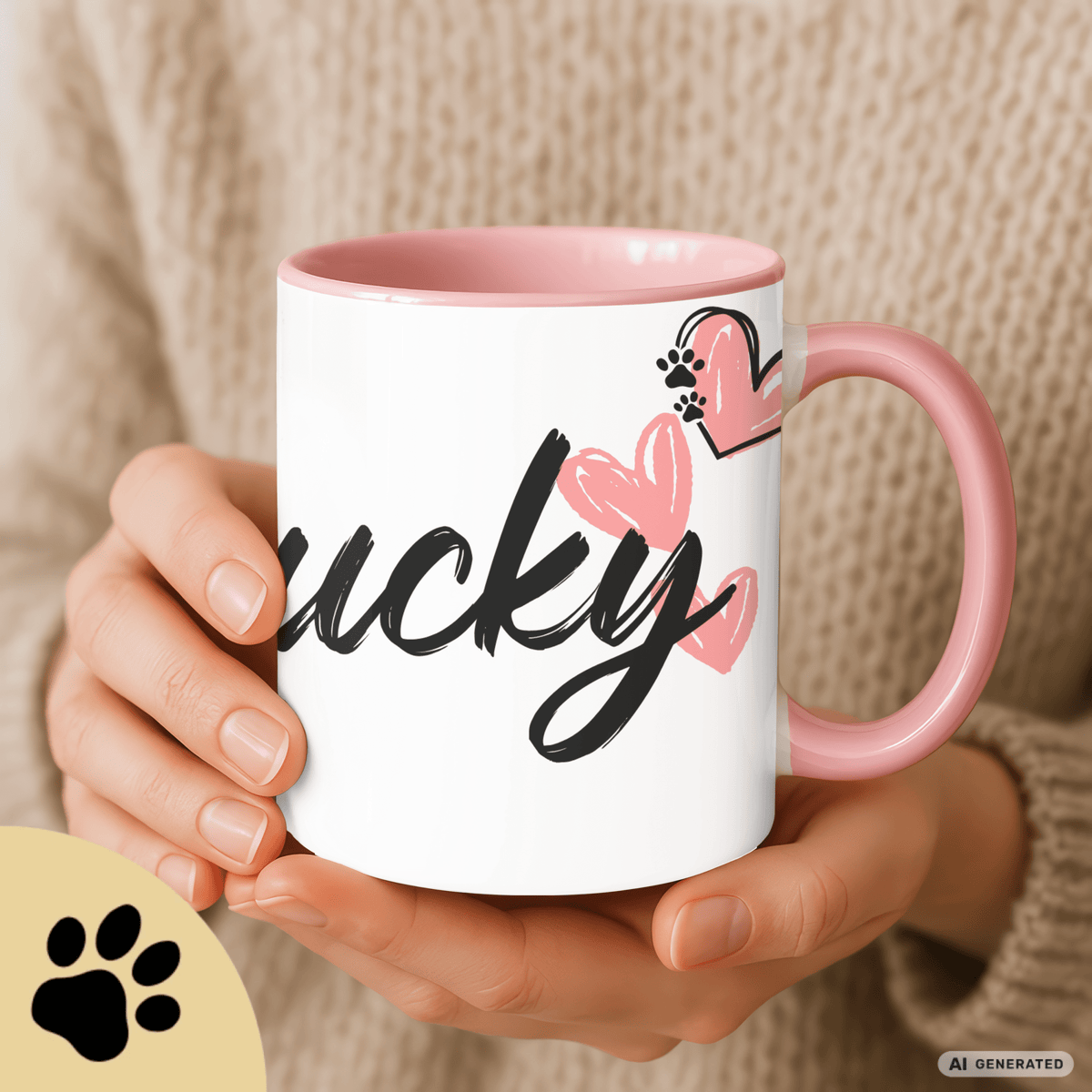 Personalisierte Australian Shepherd Tasse 11oz – Aquarell Hundemotiv mit Namen | Geschenk für Australian Shepherd Besitzer | Keramiktasse mit Farbwahl - Sunbeamstore