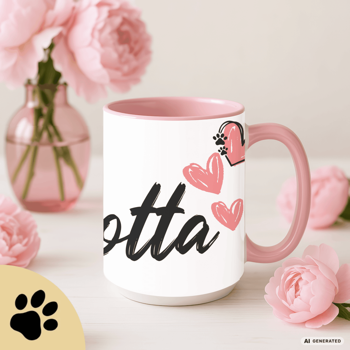 Personalisierte Schnauzer Tasse 11oz – Aquarell Hundemotiv mit Namen | Geschenk für Schnauzer Besitzer | Keramiktasse mit Farbwahl - Sunbeamstore