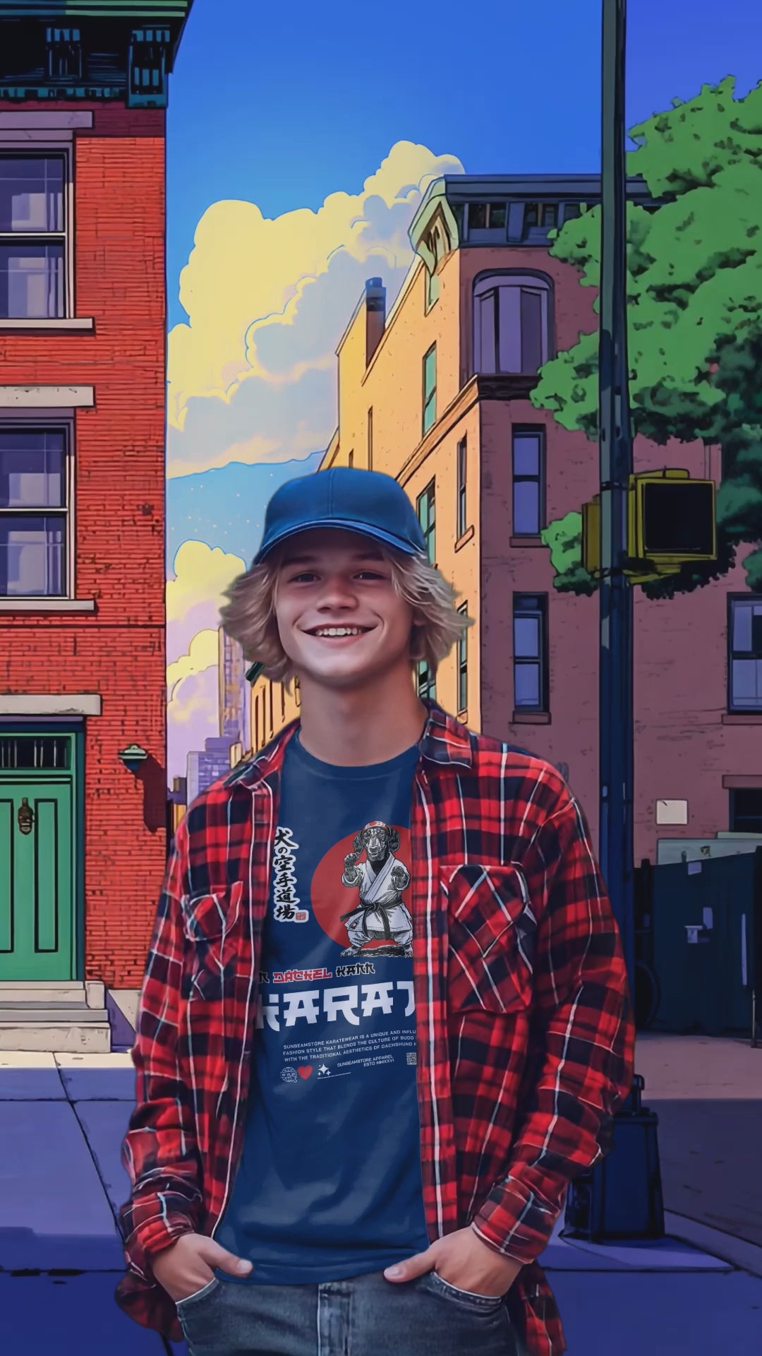 Mein Dackel kann Karate – Lustiges Dackel T-Shirt für Hundeliebhaber | Funny Dachshund Shirt