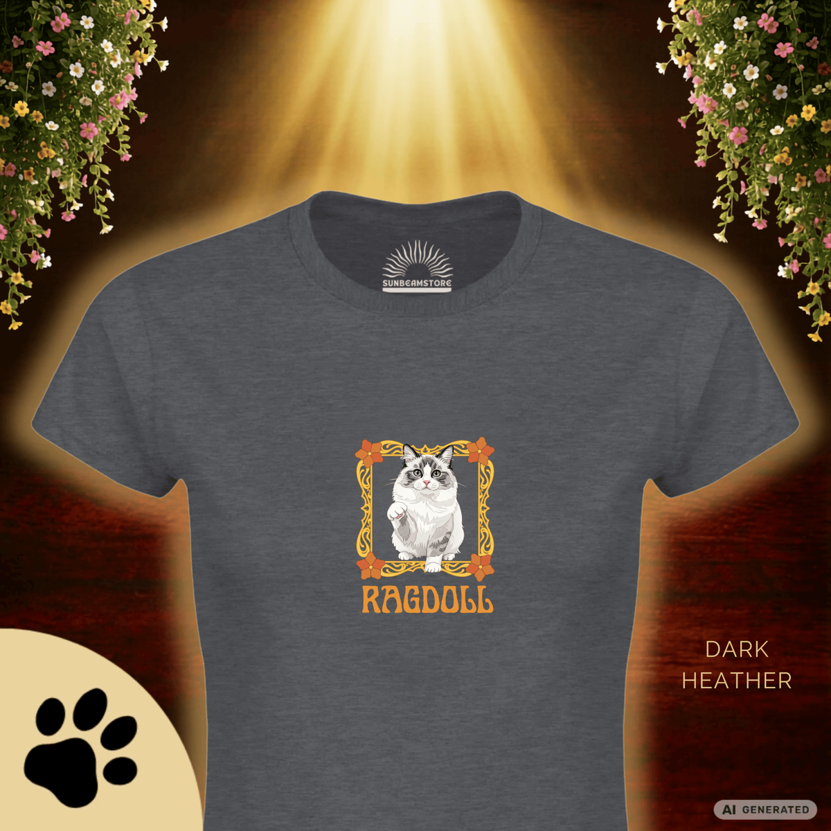 🐱 Ragdoll Katzen T-Shirt – Perfektes Geschenk für Katzenliebhaber - Sunbeamstore