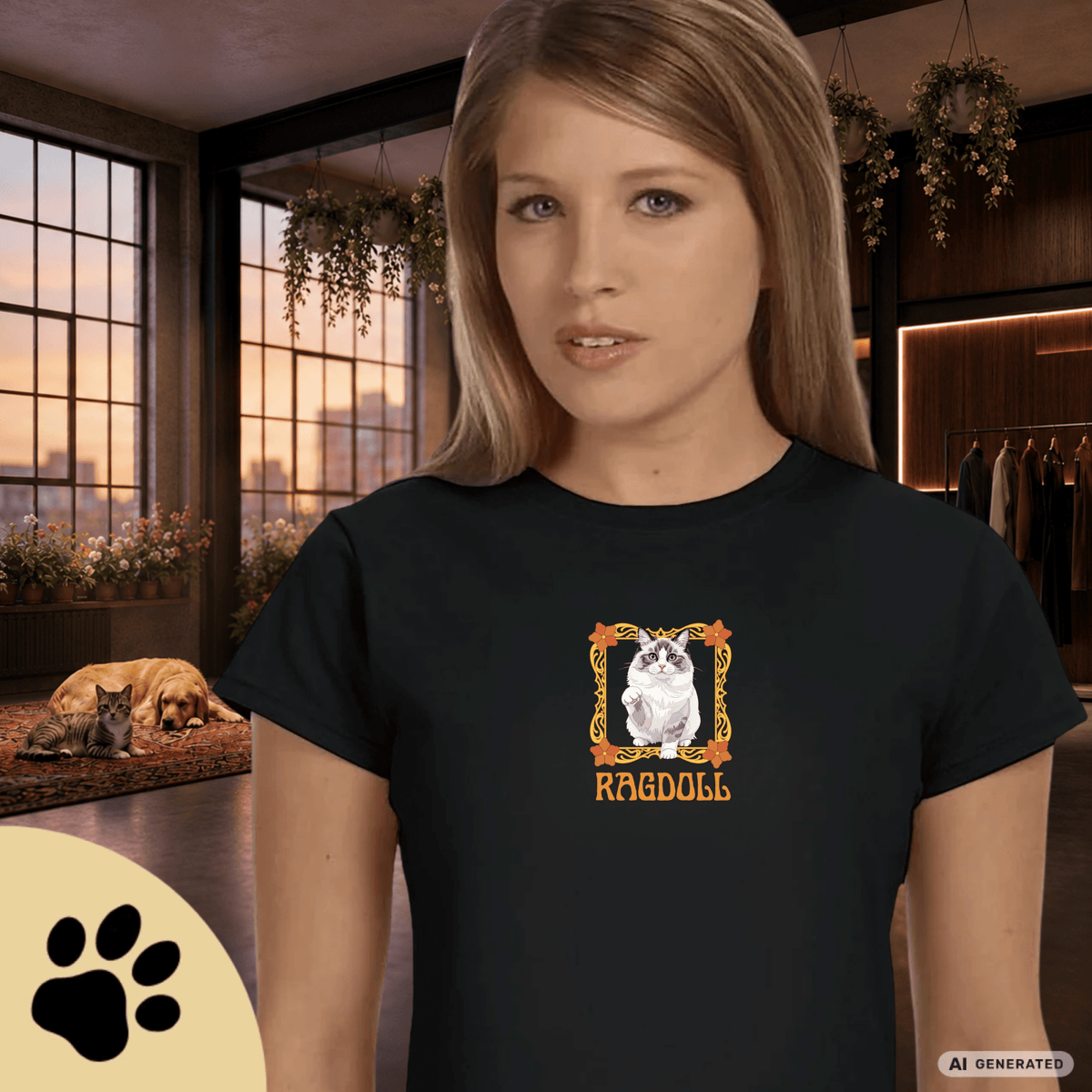 🐱 Ragdoll Katzen T-Shirt – Perfektes Geschenk für Katzenliebhaber - Sunbeamstore