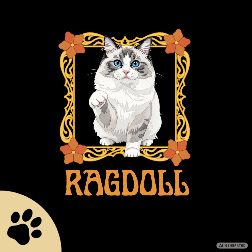 🐱 Ragdoll Katzen T-Shirt – Perfektes Geschenk für Katzenliebhaber - Sunbeamstore