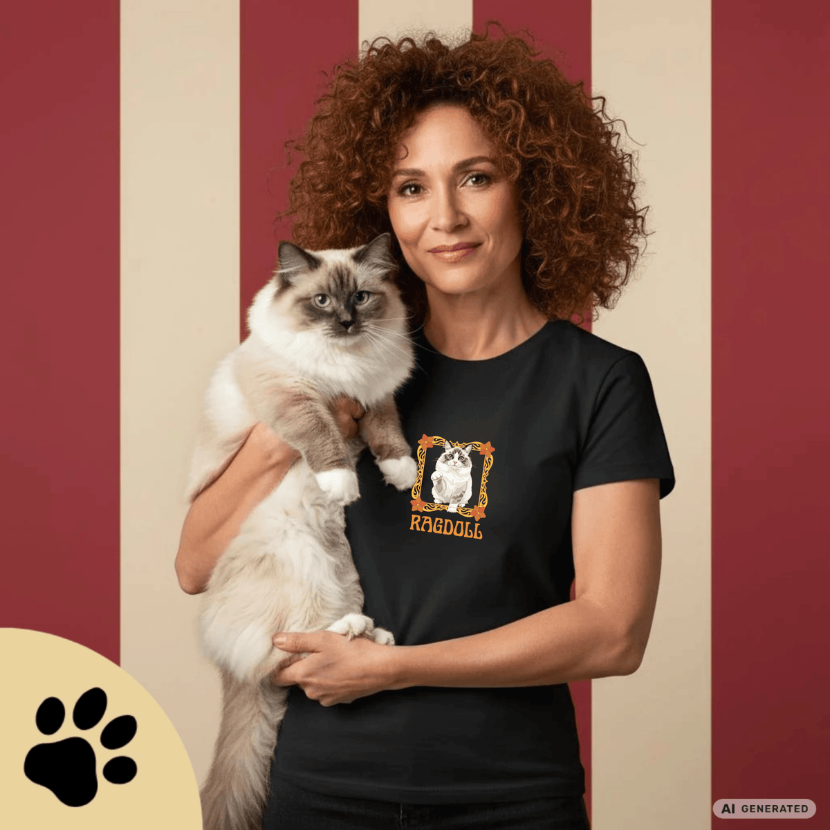 🐱 Ragdoll Katzen T-Shirt – Perfektes Geschenk für Katzenliebhaber - Sunbeamstore