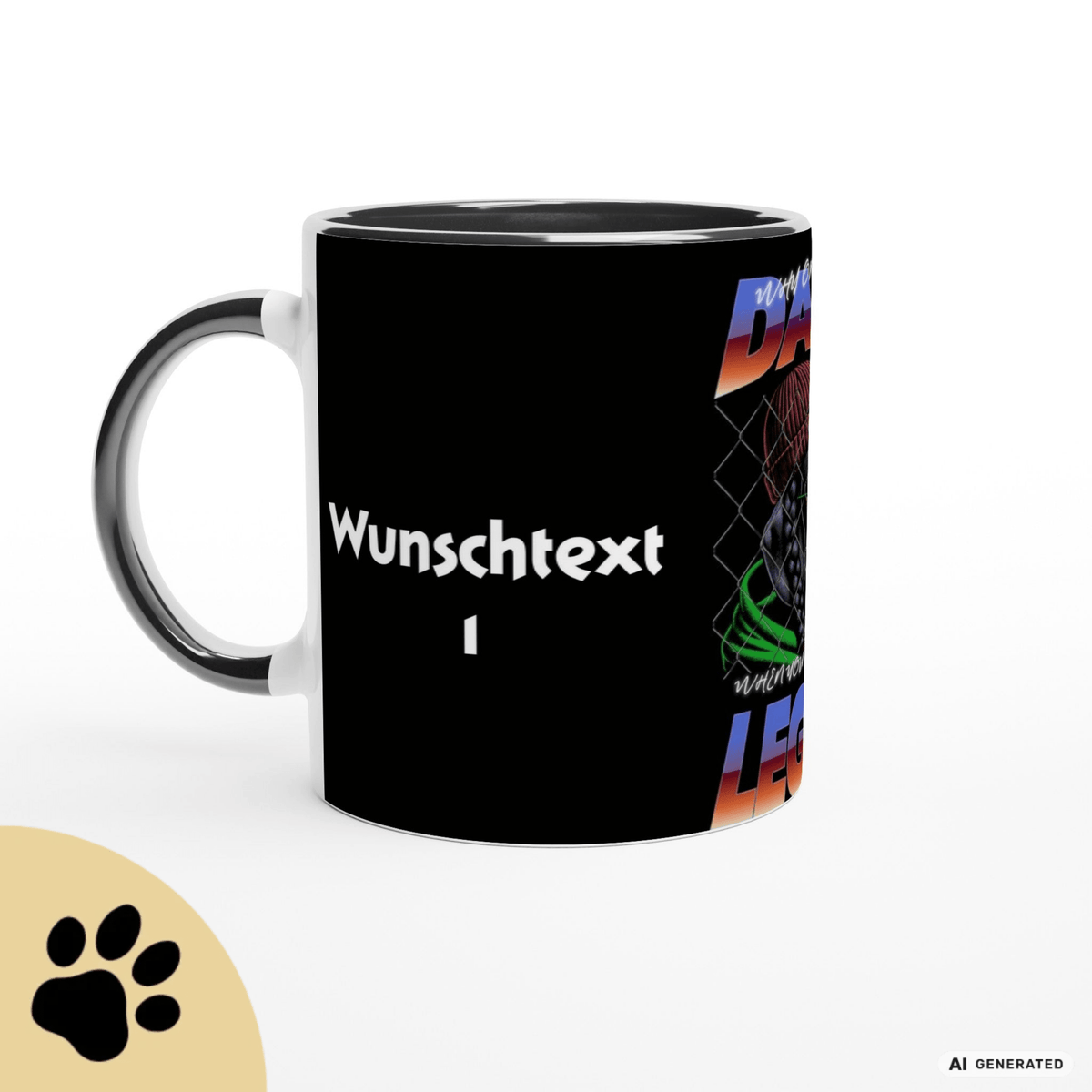 Rescue a Dawg - personalisierbare Kaffeetasse Geschenk für Hundeliebhaber Adopt dont Shop Thematik - Sunbeamstore