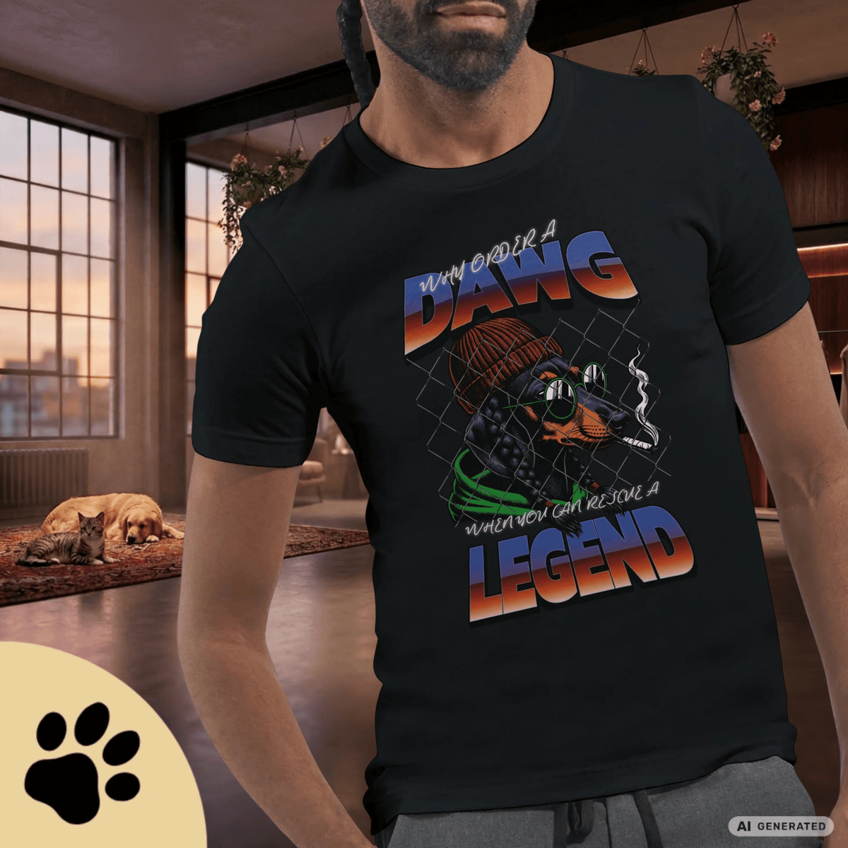 Rescue a Legend Shirt – Adopt Don’t Shop T-Shirt, Mischlingshund Geschenk, Tierheim Hund Shirt, Hundeliebhaber Streetwear - Sunbeamstore