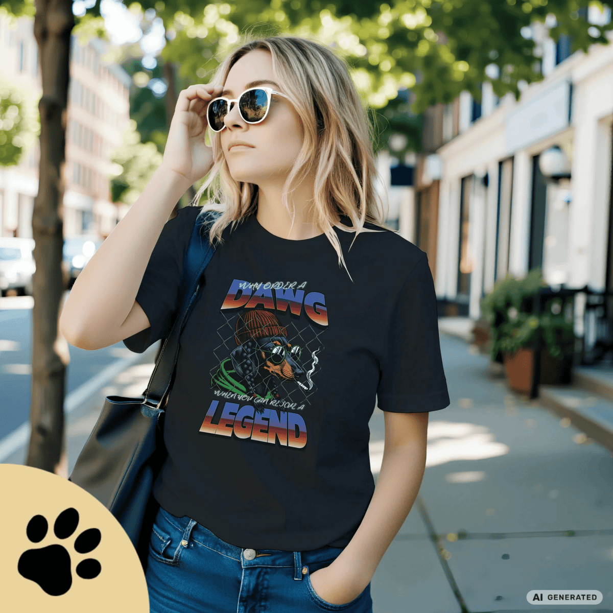 Rescue a Legend Shirt – Adopt Don’t Shop T-Shirt, Mischlingshund Geschenk, Tierheim Hund Shirt, Hundeliebhaber Streetwear - Sunbeamstore