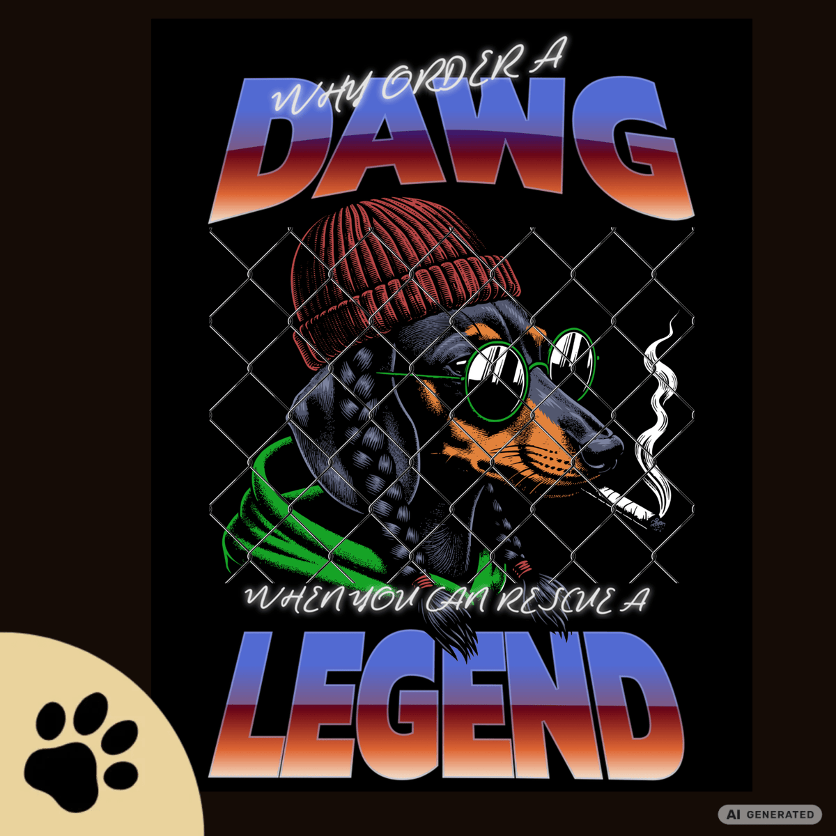 Rescue a Legend Shirt – Adopt Don’t Shop T-Shirt, Mischlingshund Geschenk, Tierheim Hund Shirt, Hundeliebhaber Streetwear - Sunbeamstore