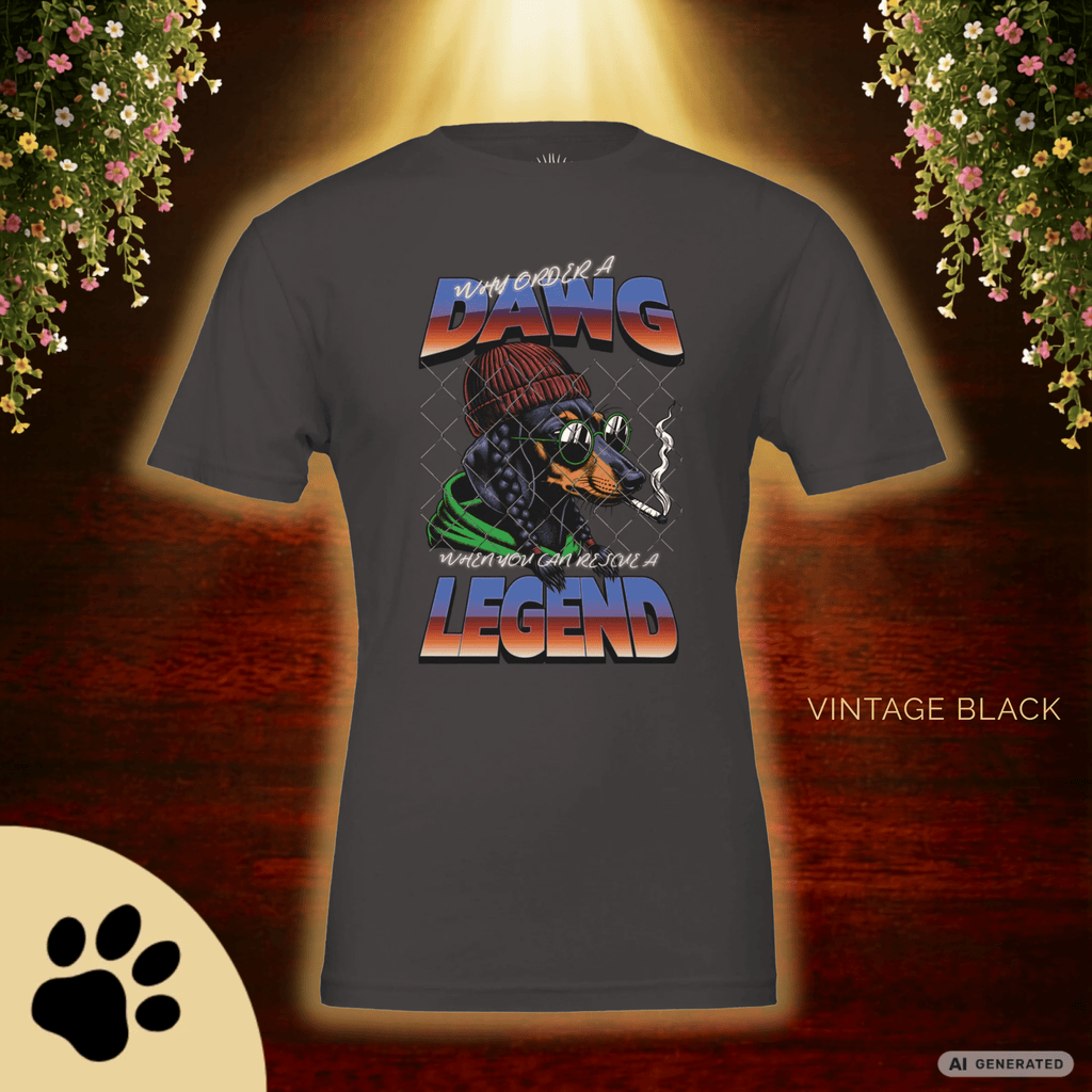 Rescue a Legend Shirt – Adopt Don’t Shop T-Shirt, Mischlingshund Geschenk, Tierheim Hund Shirt, Hundeliebhaber Streetwear - Sunbeamstore