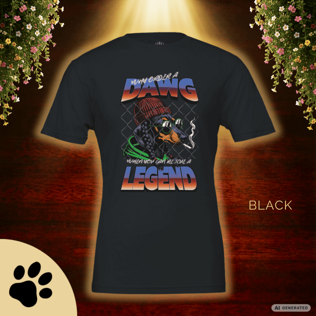 Rescue a Legend Shirt – Adopt Don’t Shop T-Shirt, Mischlingshund Geschenk, Tierheim Hund Shirt, Hundeliebhaber Streetwear - Sunbeamstore