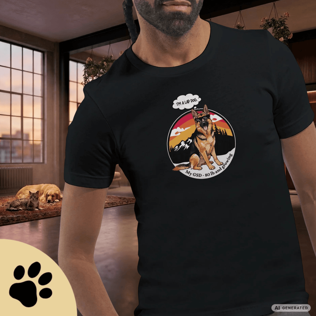 Schäferhund Shirt – Stylisches GSD T-Shirt für Hundeliebhaber Premium Unisex Crewneck T-shirt | Bella + Canvas 3001 - Sunbeamstore
