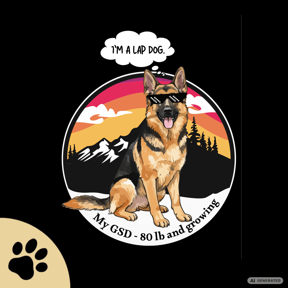 Schäferhund Shirt – Stylisches GSD T-Shirt für Hundeliebhaber Premium Unisex Crewneck T-shirt | Bella + Canvas 3001 - Sunbeamstore