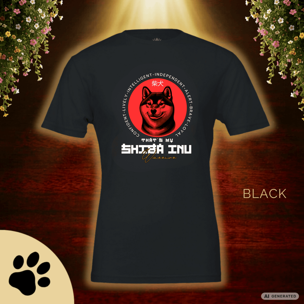 Shiba Inu T-Shirt – „That’s My Shiba Inu Warrior“ Cool Dog Shirt Unisex - Sunbeamstore