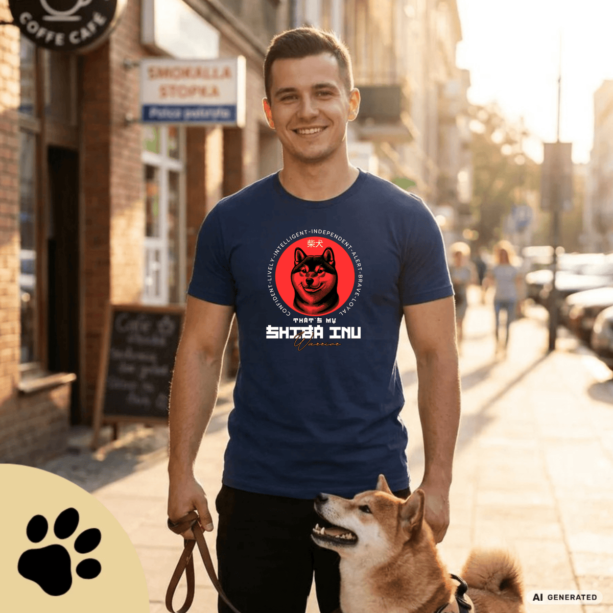 Shiba Inu T-Shirt – „That’s My Shiba Inu Warrior“ Cool Dog Shirt Unisex - Sunbeamstore