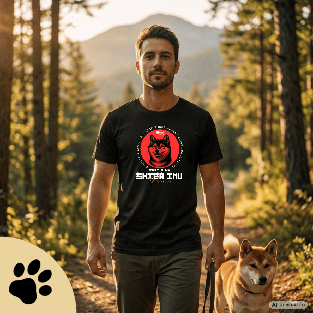 Shiba Inu T-Shirt – „That’s My Shiba Inu Warrior“ Cool Dog Shirt Unisex - Sunbeamstore