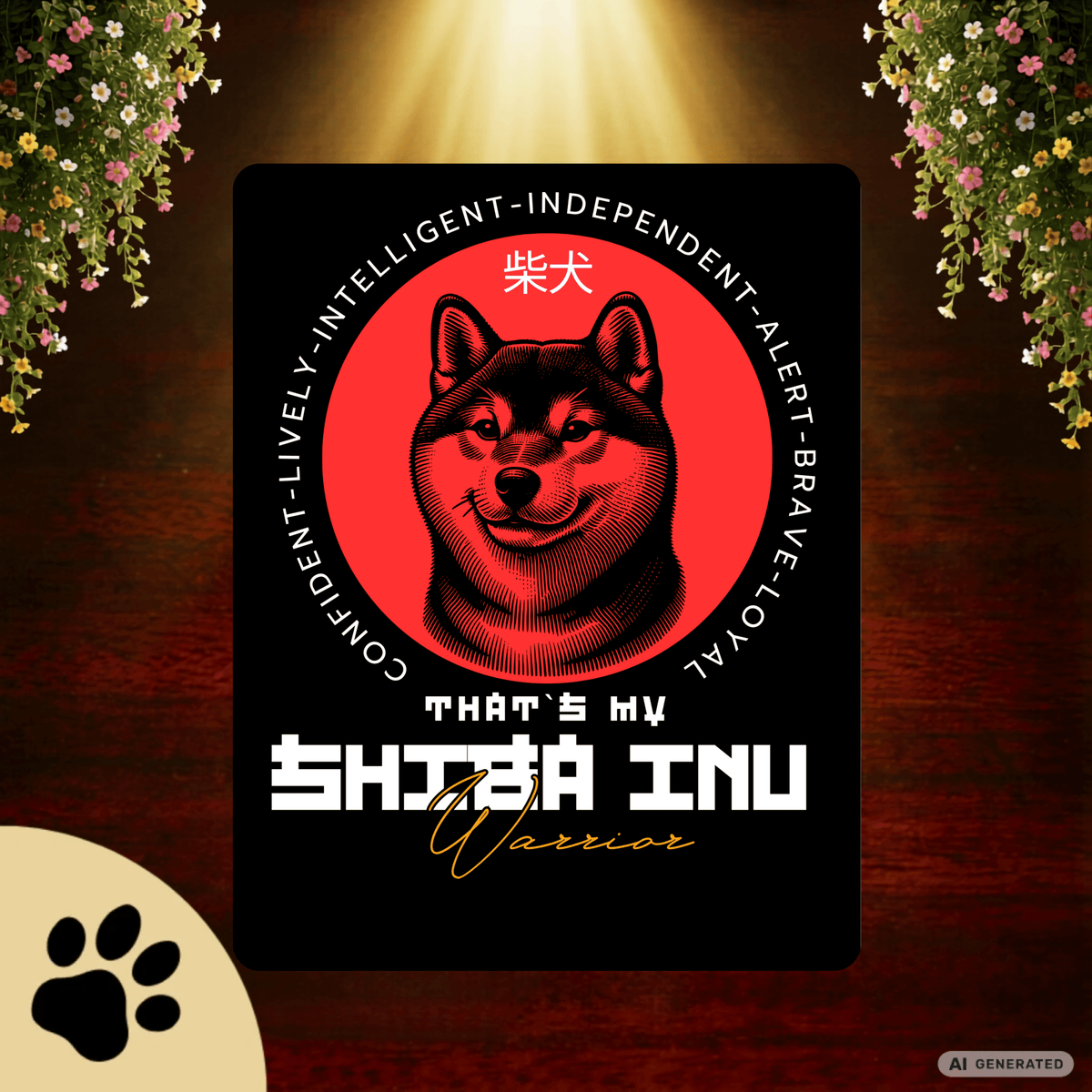 Shiba Inu T-Shirt – „That’s My Shiba Inu Warrior“ Cool Dog Shirt Unisex - Sunbeamstore