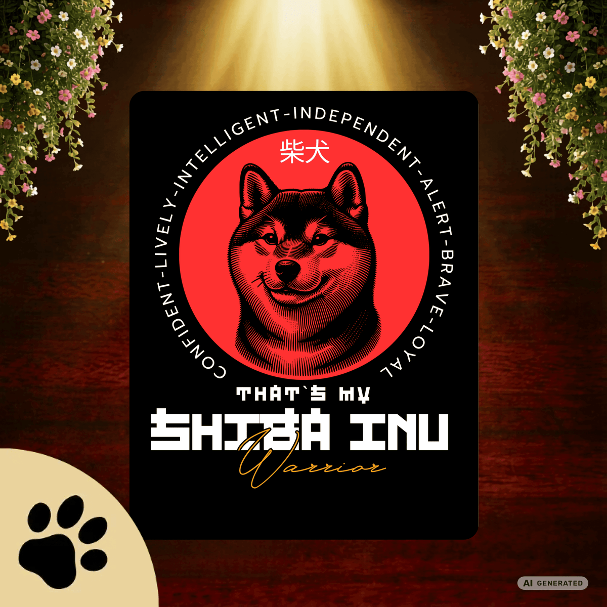 Shiba Inu T-Shirt – „That’s My Shiba Inu Warrior“ Cool Dog Shirt Unisex - Sunbeamstore