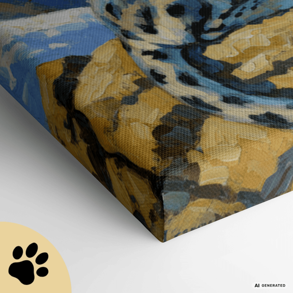 Snow Leopards in the Tianshan Mountains Canvas 50x100 cm / 20x40″ - Sunbeamstore