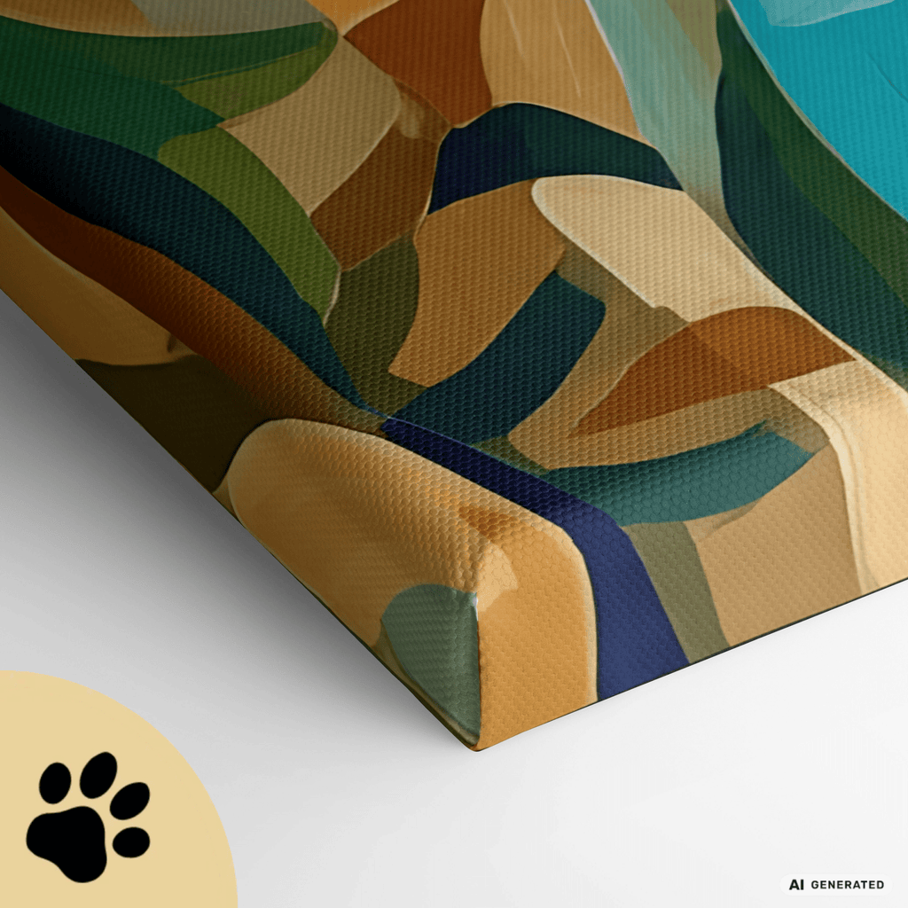 Trust – Modernes Katzenbild auf Leinwand 70 x 100 cm | Emotionale Wandkunst für KatzenliebhaberCanvas 70x100 cm / 28x40″ - Sunbeamstore