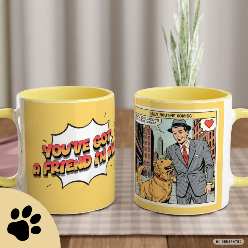 You`ve got a friend in me! White 11oz Ceramic Mug with Color Inside - Sunbeamstore